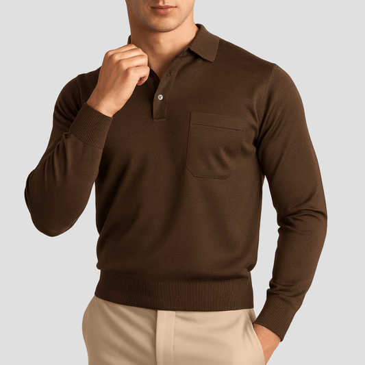 Rinaldi | Maglia Polo in Lana Elegante